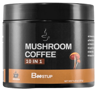 BOOSTUP Mushroom Coffee-Boosting Supplement, Supports Mental Clarity & Wellness