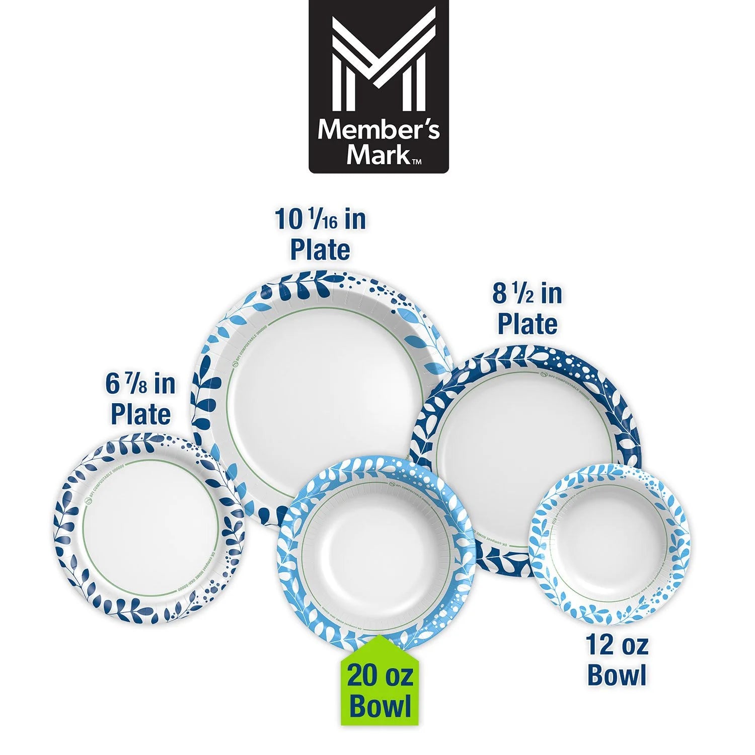 Member's Mark Ultra Paper Bowls, 20 oz, 150 ct – Strong, Soak-Proof, Ideal for Soup & Salad