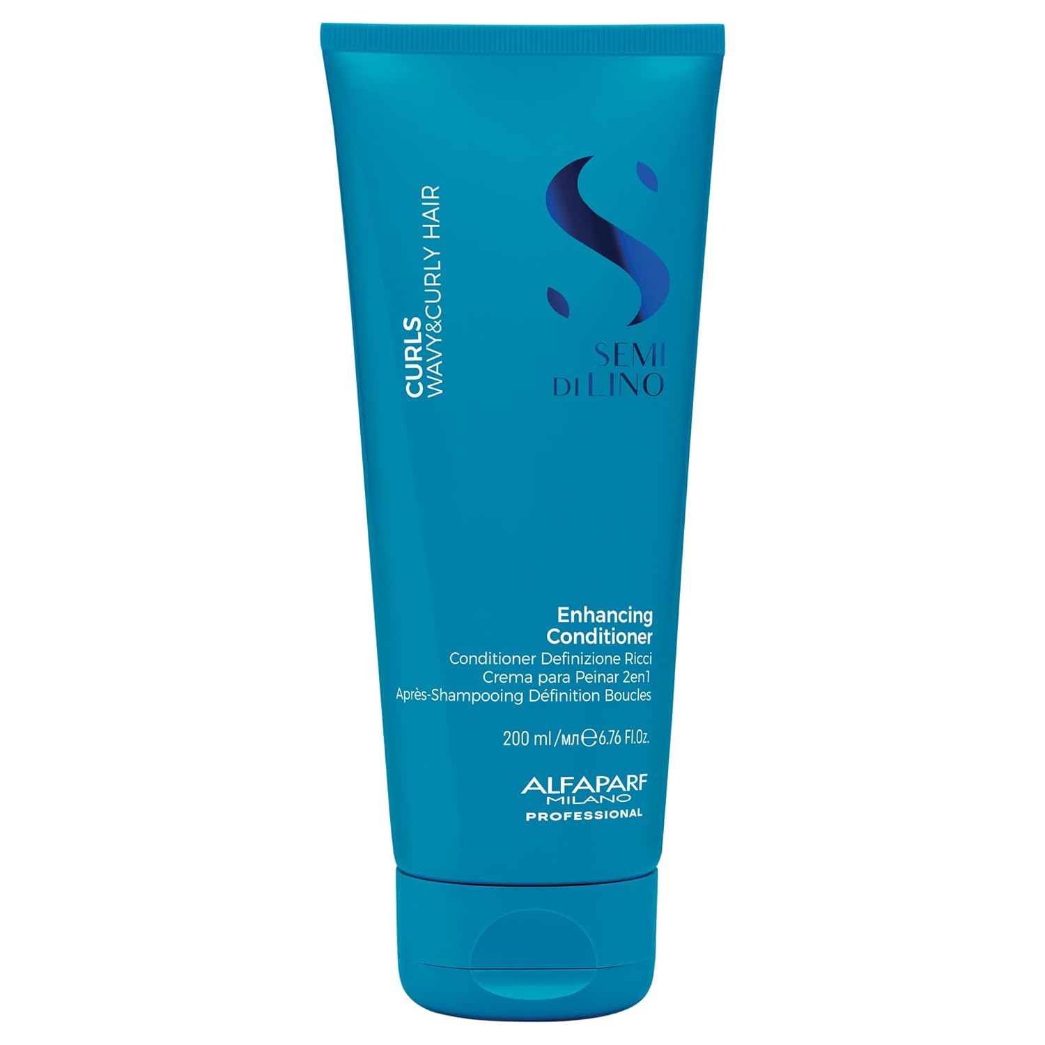 Alfaparf Milano Semi Di Lino Curls Enhancing Conditioner for Wavy and Curly Hair - Hydrates and Nourishes