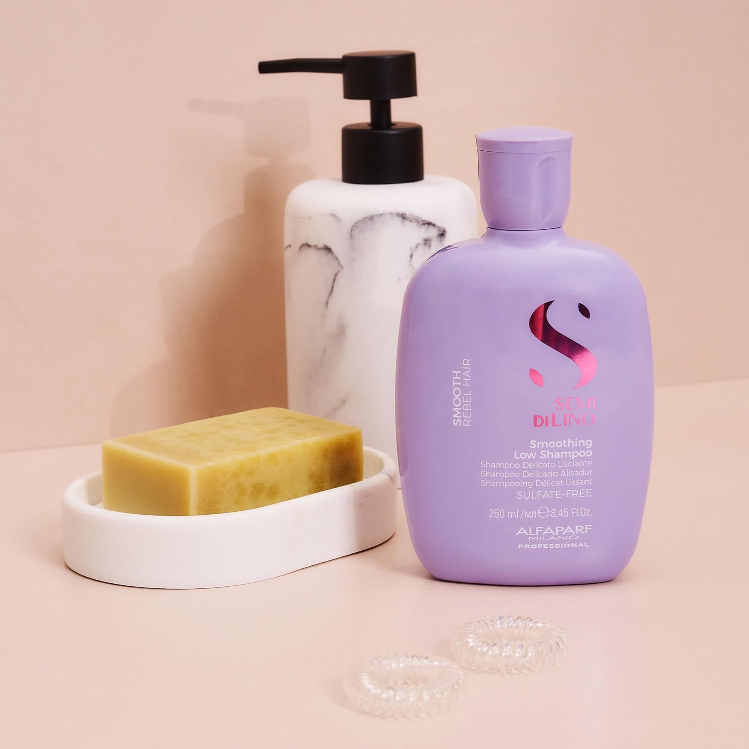 Alfaparf Milano Semi di Lino Smoothing Shampoo – Sulfate-free cleanser that tames frizz & adds shine.