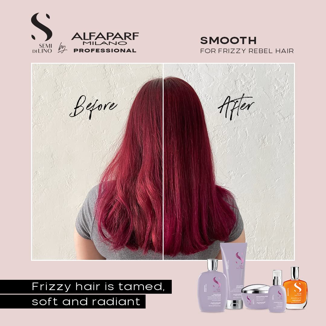 Alfaparf Milano Semi di Lino Smoothing Shampoo – Sulfate-free cleanser that tames frizz & adds shine.