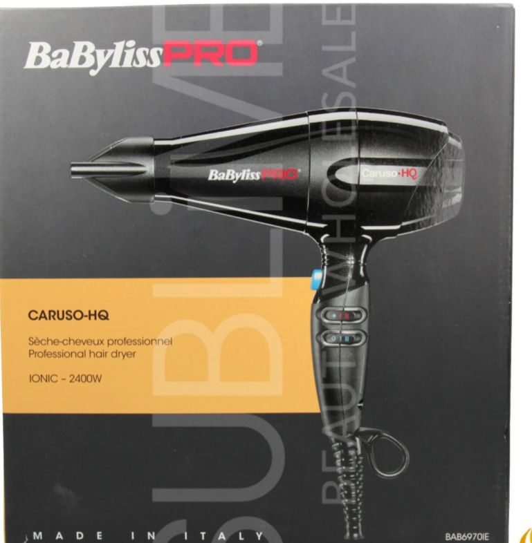 Babyliss Dryer Caruso Black 2400W
