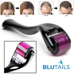 540 Titanium Microneedle Derma Roller Micro Needle Skin Care For Hair Loss Beard