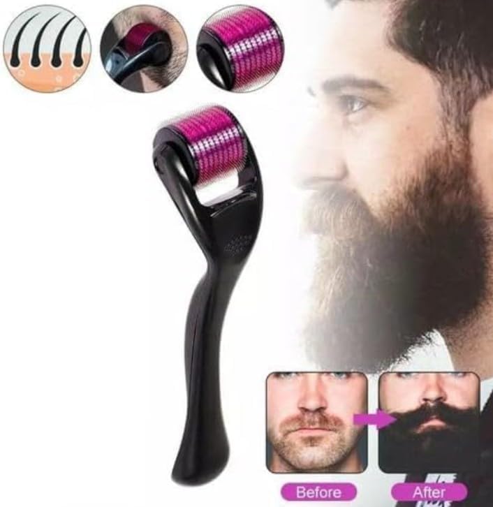 540 Titanium Microneedle Derma Roller Micro Needle Skin Care For Hair Loss Beard