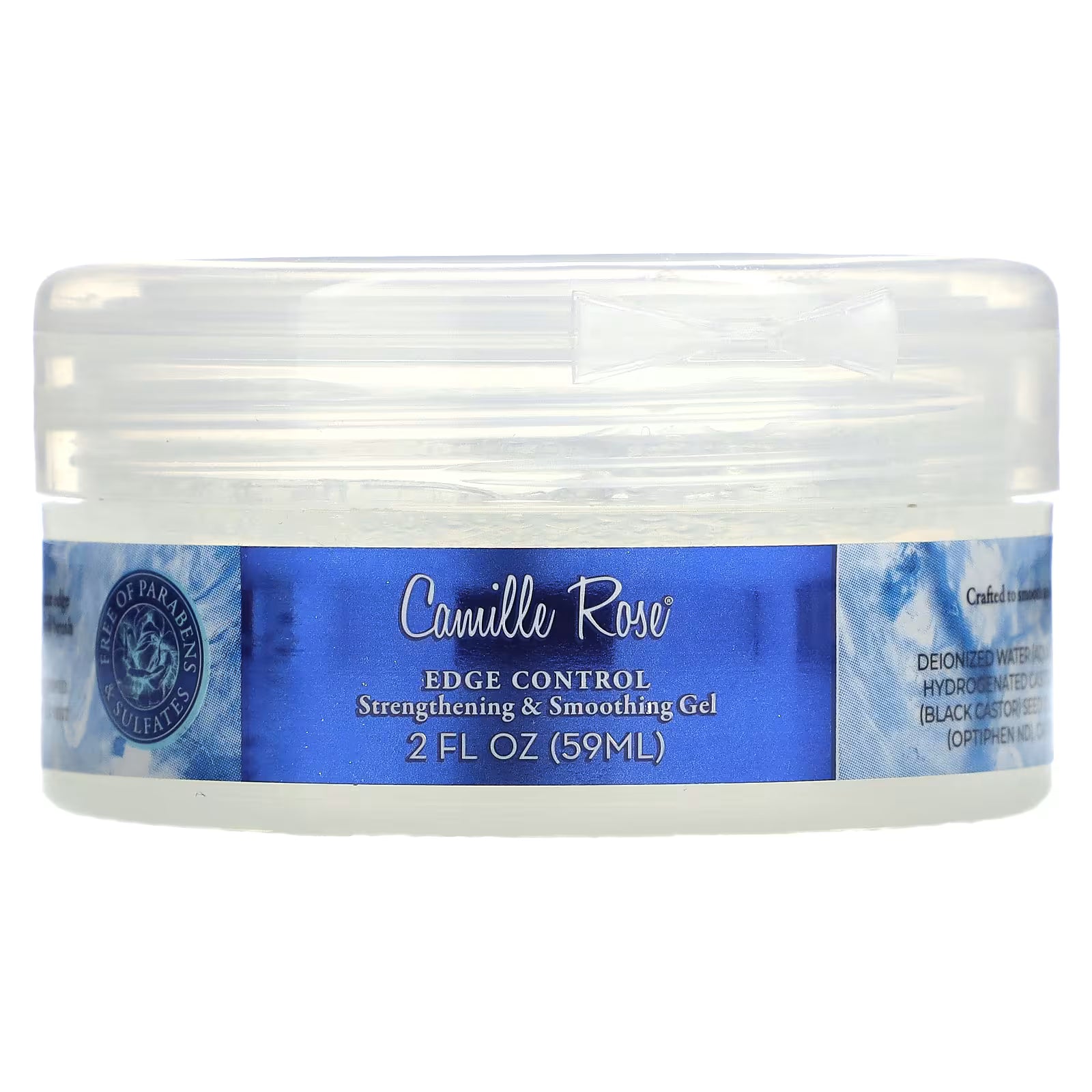 Camille Rose Edge Control Gel Fortifiant 59ml – Smooths edges, strengthens & provides lasting hold