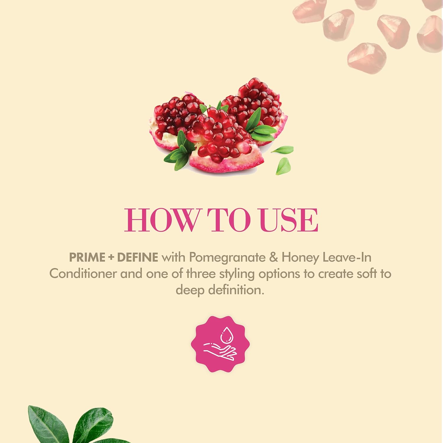Mielle Pomegranate & Honey Curl Refreshing Spray 240ml hydrates, defines & revitalizes natural curls