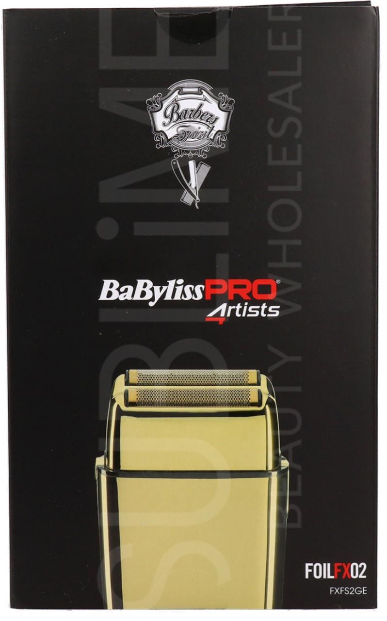 Babyliss Gold Metal Double Foilfx02 Shaver.