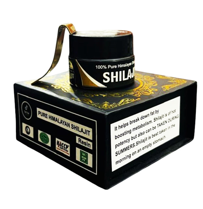 Pure Himalayan Shilajit For Stamina, Muscle Build 75% Fulvic Acid | 85+ Minerals