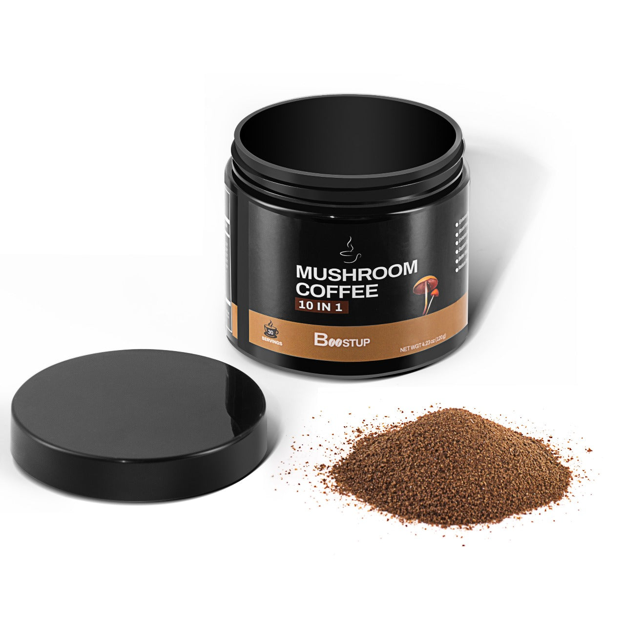BOOSTUP Mushroom Coffee-Boosting Supplement, Supports Mental Clarity & Wellness