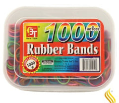 Beauty Town Natural Elastic Rubber Assorted/Multi 1000U