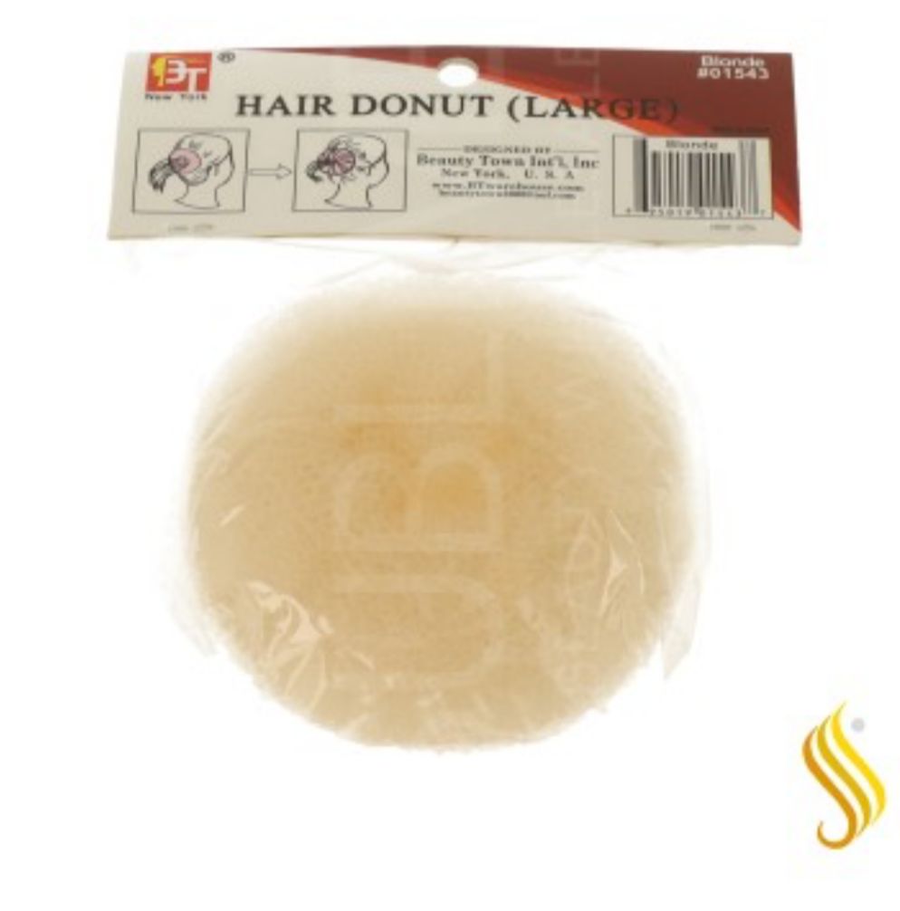 Beauty Town Hair Donut-Filling Bun Long Blonde
