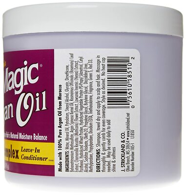 Blue Magic Conditioner Argan Oil & Herbal Complex 390g – Nourishes, strengthens & adds shine