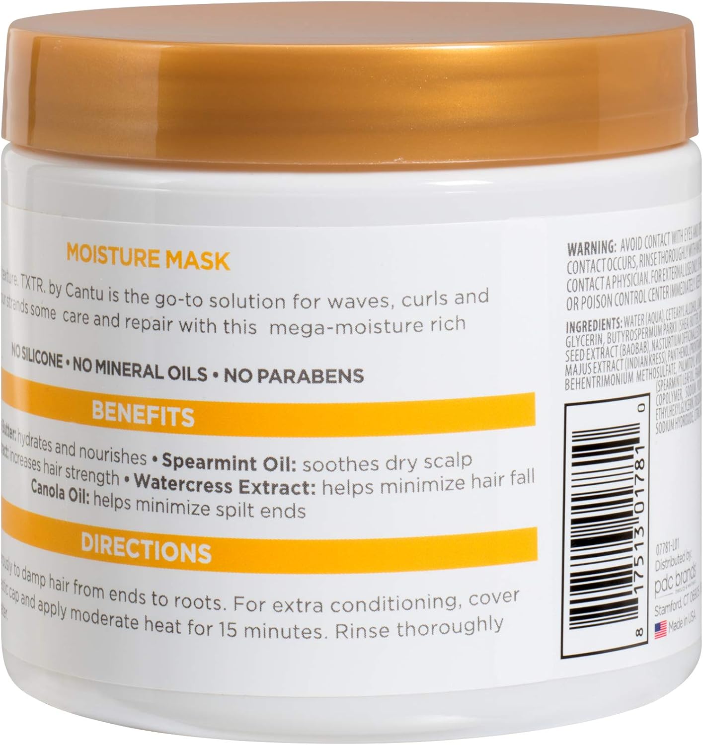 Cantu Shea Butter Styling Gel Con Miel 18,50z/524G (Anti-Shedding