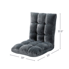 BirdRock Home Memory Foam Floor Chair: adjustable, comfy seating for gaming, reading & lounging