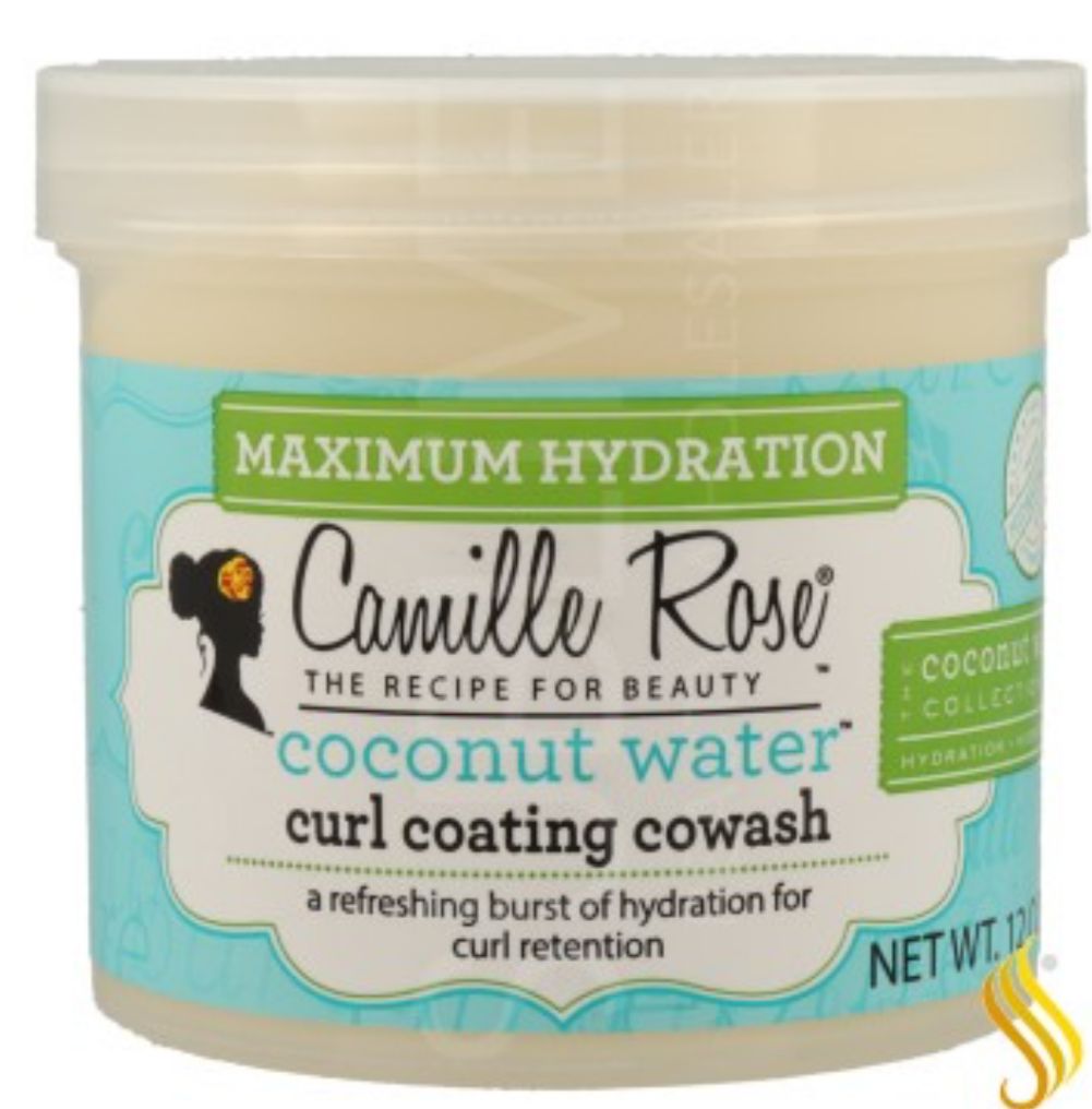 Camille Rose Eau de Coco Cowash 354ml – Gently cleanses, hydrates & refreshes hair with coconut water.