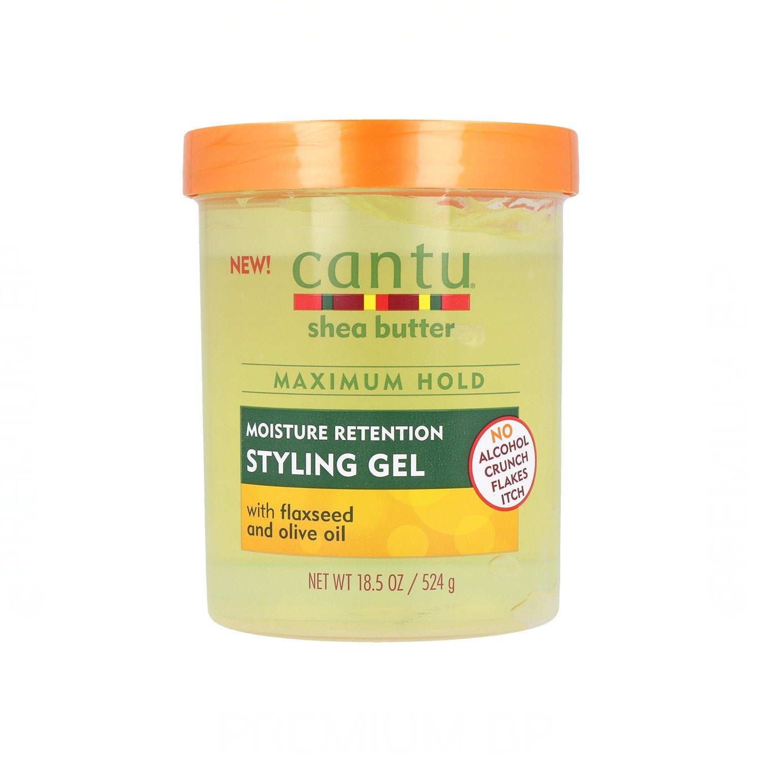 Cantu Shea Butter Styling Gel 18.5oz/524g – With flaxseed & olive oil for strong hold & healthy shine.