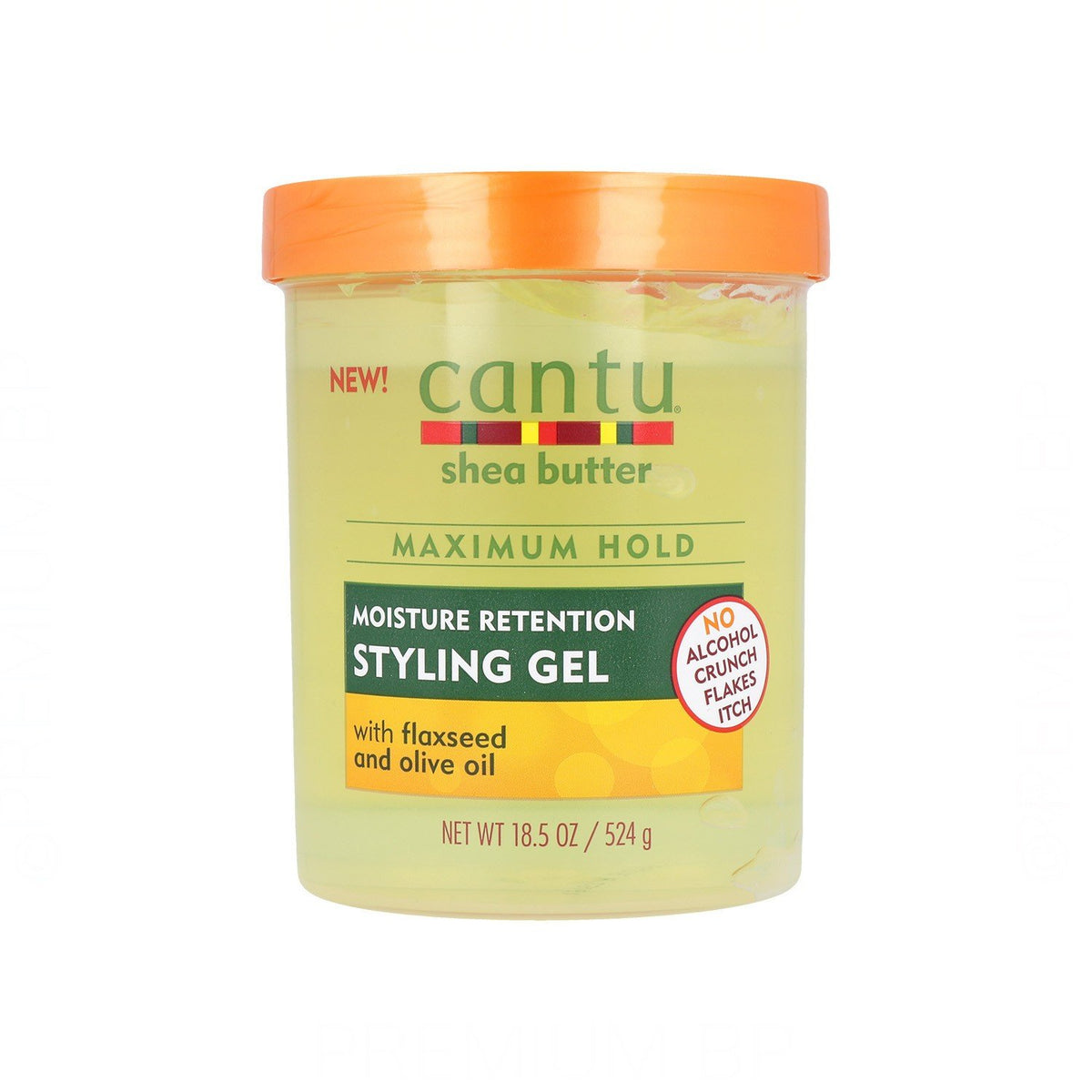 Cantu Shea Butter Styling Gel 18.5oz/524g – With flaxseed & olive oil for strong hold & healthy shine.
