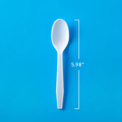Member's Mark Heavyweight White Plastic Spoons, 600 ct – Strong, Durable & Disposable Cutlery