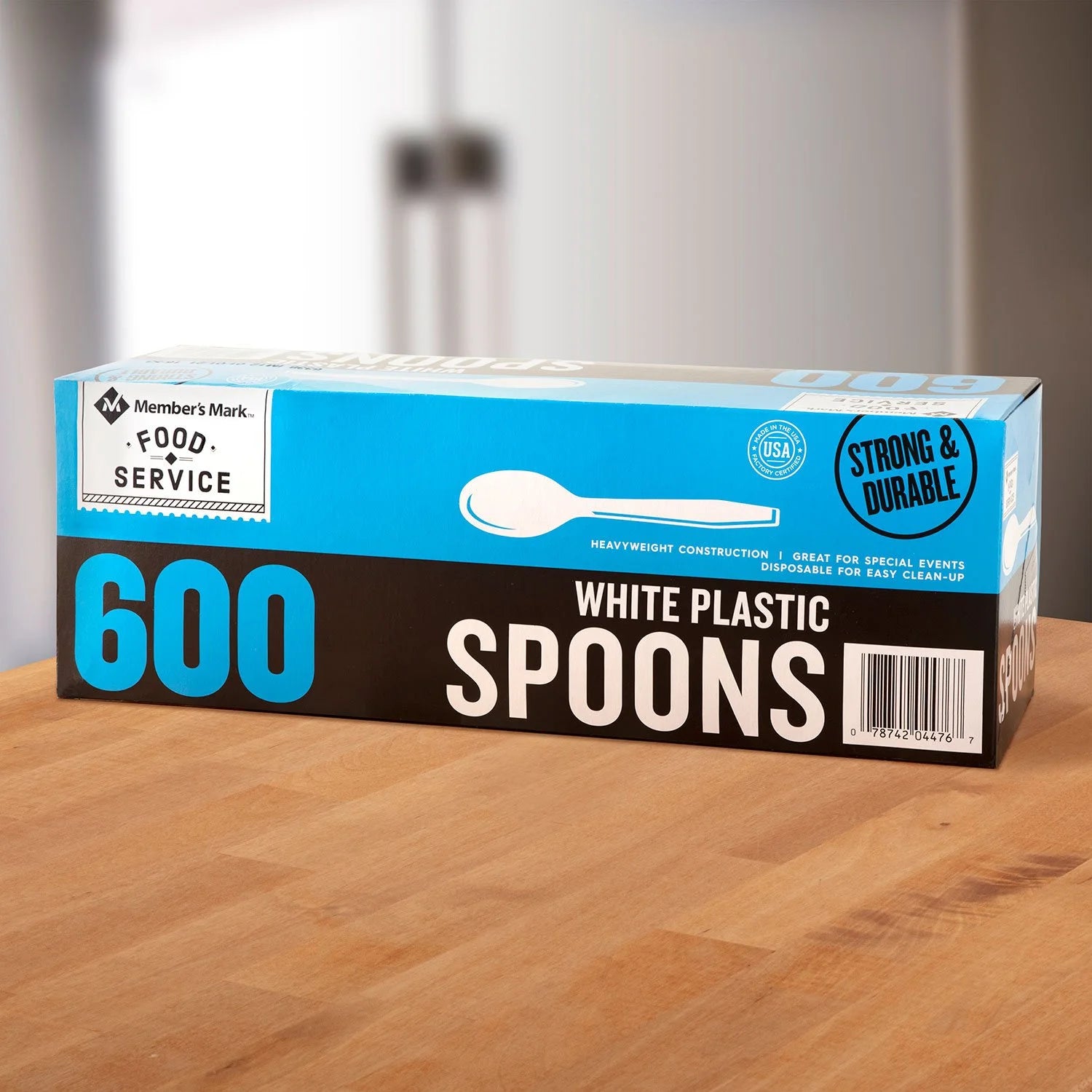 Member's Mark Heavyweight White Plastic Spoons, 600 ct – Strong, Durable & Disposable Cutlery
