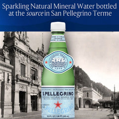 S.Pellegrino Sparkling Natural Mineral Water, 16.9 fl oz (500ml), Pack of 24 Bottles
