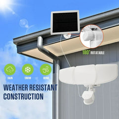 Westinghouse Solar LED Security Light, 2000 Lumens, Triple Head, Motion-Activated