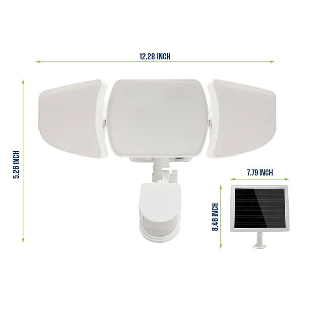 Westinghouse Solar LED Security Light, 2000 Lumens, Triple Head, Motion-Activated