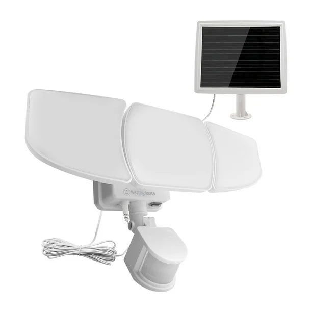 Westinghouse Solar LED Security Light, 2000 Lumens, Triple Head, Motion-Activated