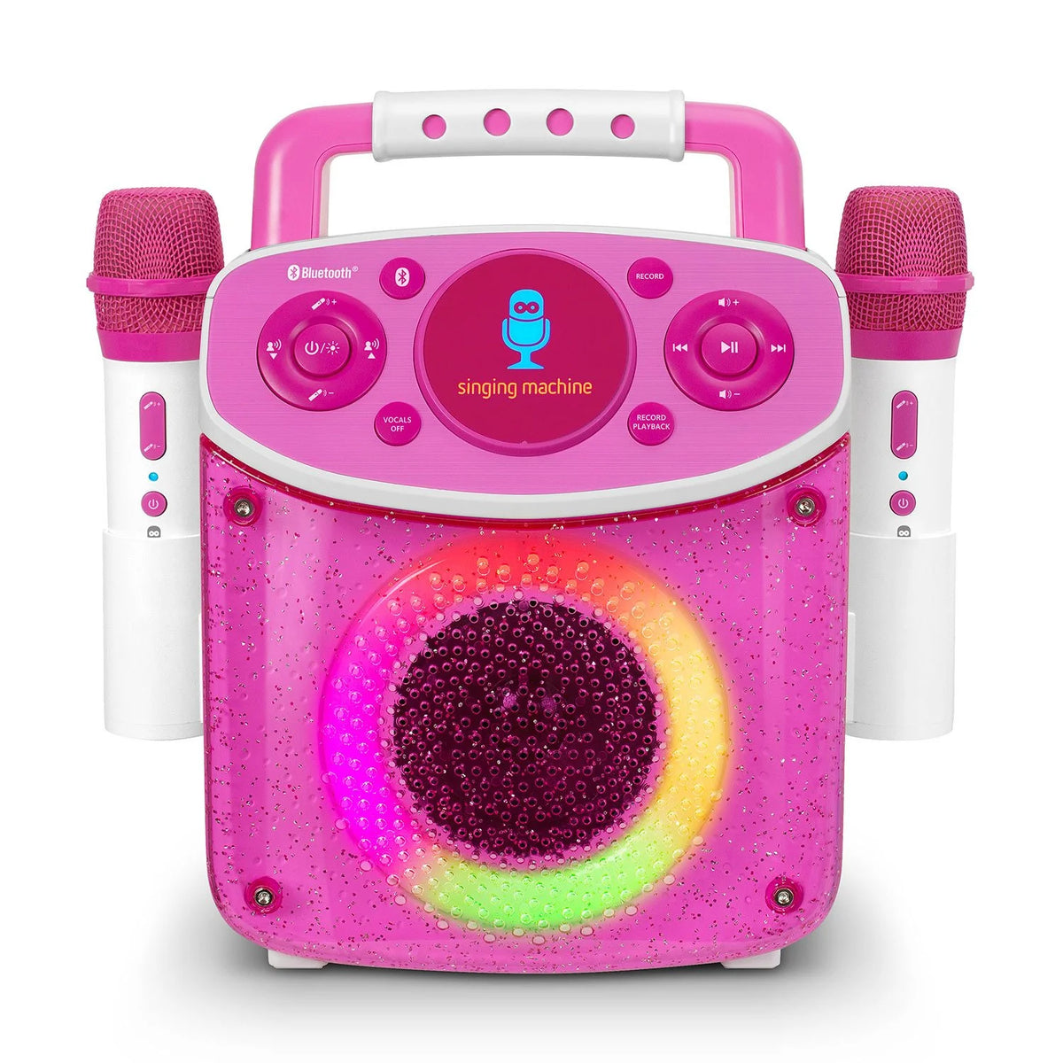The Singing Machine Mini Sparkle Karaoke Machine – portable, fun, and colorful singing experience