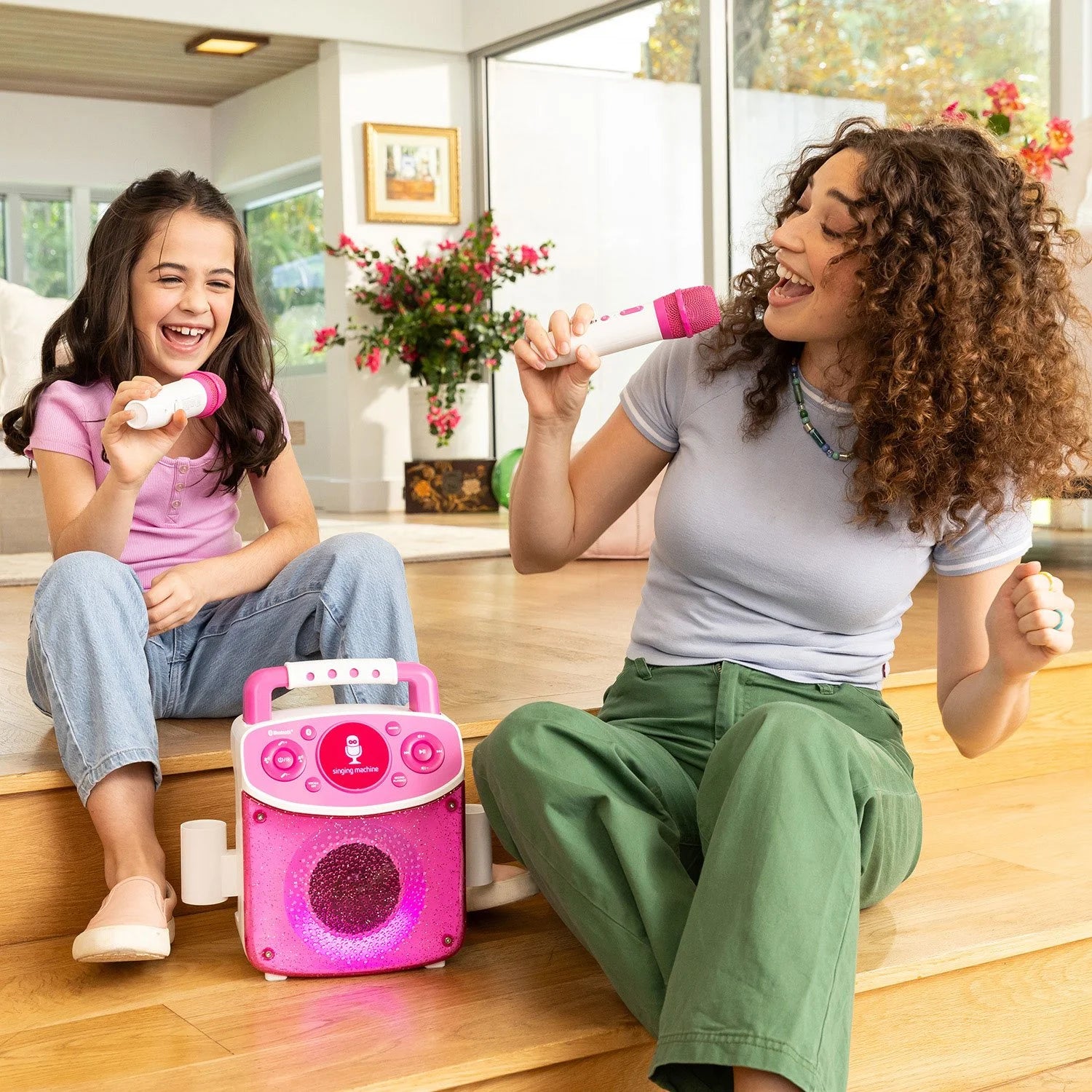 The Singing Machine Mini Sparkle Karaoke Machine – portable, fun, and colorful singing experience