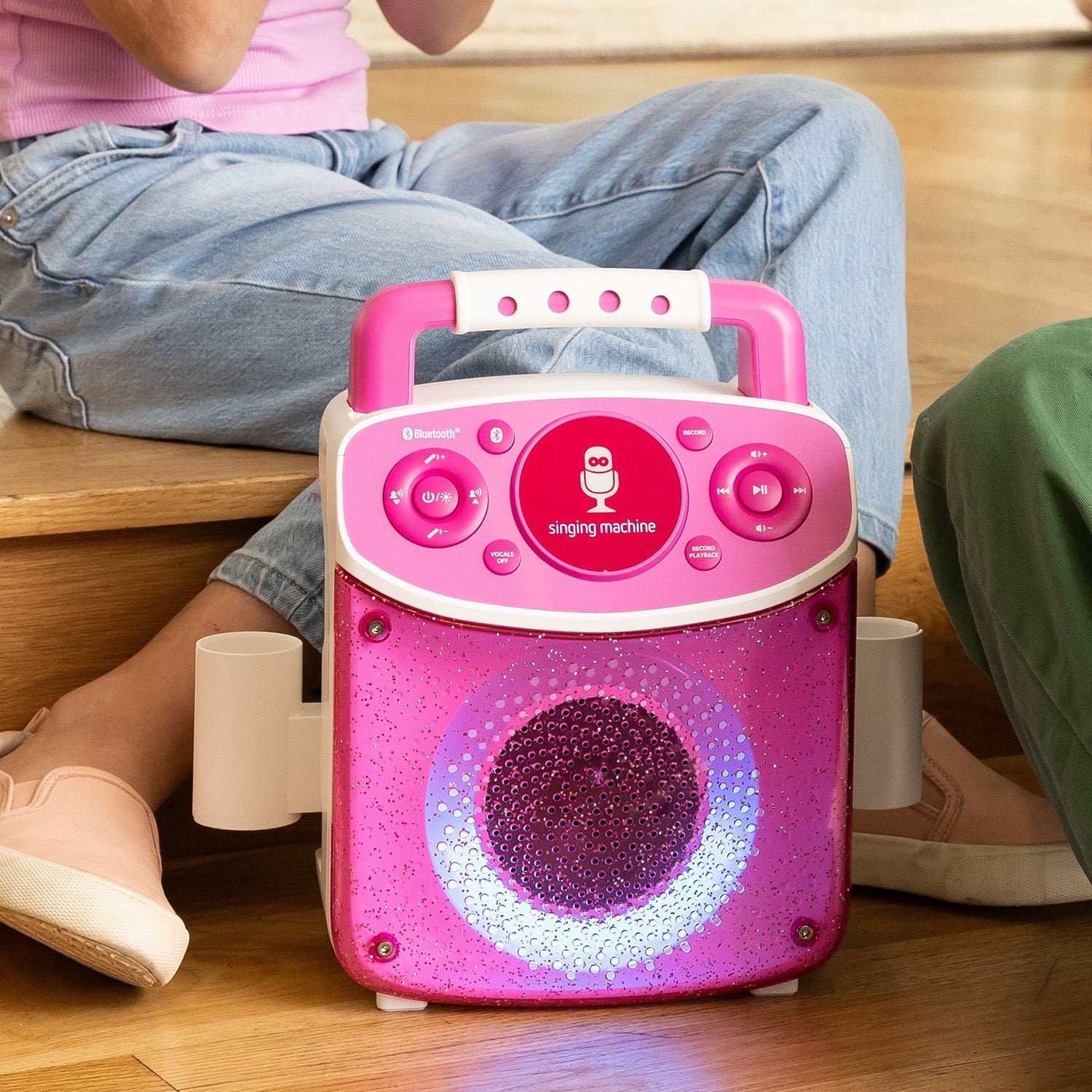 The Singing Machine Mini Sparkle Karaoke Machine – portable, fun, and colorful singing experience