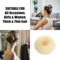 Beauty Town Hair Donut-Filling Bun Long Blonde