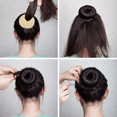 Beauty Town Hair Donut-Filling Bun Long Blonde